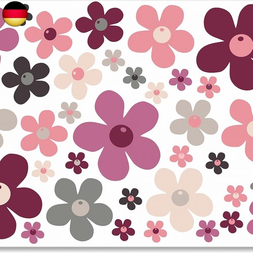 Blumen aufkleber - blumen,