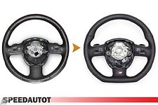 TAUSCH S-LINE abgeflacht Lenkrad Multif Schaltwippen für AUDI A4 A6 Q7