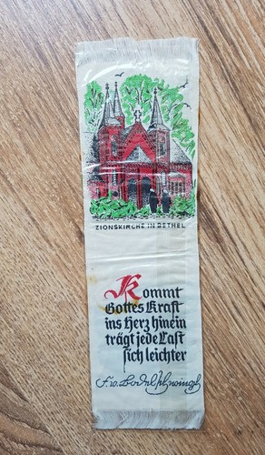Altes lesezeichen zionskirche - altes,