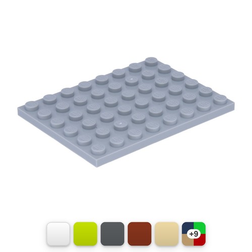Lego platten 6x8 - lego,