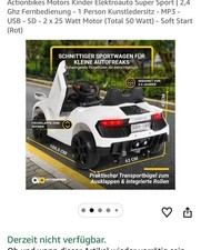 Kinderfahrzeuge, Elektro Auto