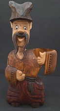 Holzfigur Kosak Flaschenhalter