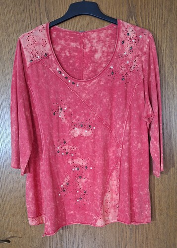 Tredy shirt batik pailletten - shirt,