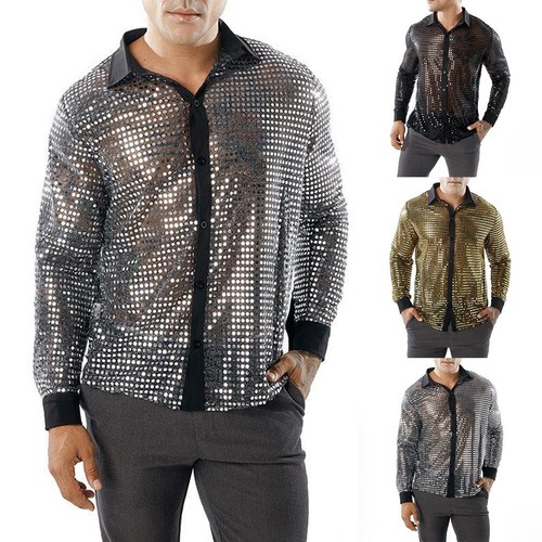 Herren glitzer pailletten - glitzer,