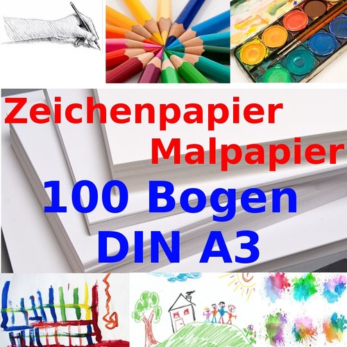 Zeichenpapier din 100blatt - zeichenpapier,
