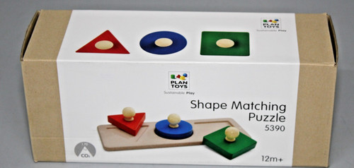 Plan toys shape matching - shape,