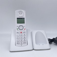 Alcatel F530 Duo - DECT-Schnurlostelefon im Design, Freisprechen, Großes hinterg