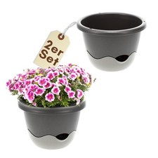 2er Set Blumentopf Hängeampel