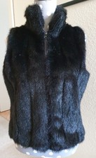 Fellweste schwarz Größe L (Jaqueline de Young)