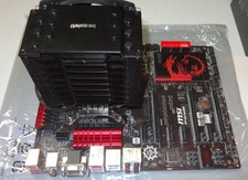 MSI Z97-G45 Gaming-Motherboard mit CPU, RAM und Kühler, voll funktionsfähig