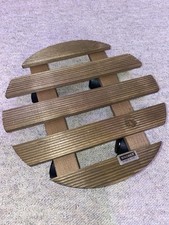 WAGNER® design yourself Pflanzenroller COUNTRY GH 0183 Holz dunkelbraun rund...