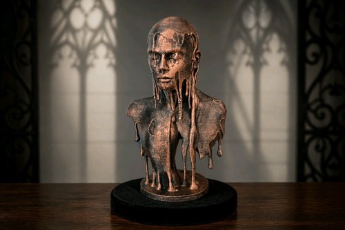 Schmelzende dame unikat frau - schmelzende,