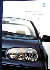 VW Golf 4, das Golf Cabrio Classicline, Prospekt 4.2001