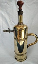 Seltene alte Pflanzenspritze aus Messing, schöne Deko