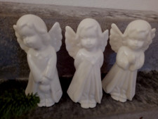 3 er-Set Porzellanengel