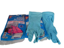 2 St Haushaltshandschuhe Gummihandschuhe wasserfest klein /Mittel Spülhandschuhe