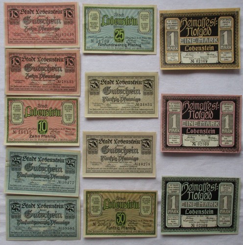 Banknoten notgeld stadt - banknoten,