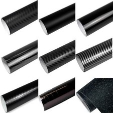 8,55€/m² Auto-Folie SCHWARZ 3D 4D 5D Carbon Folie GLANZ MATT Folie Blasenfrei