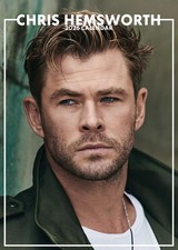 Chris Hemsworth CALENDAR 2026 LARGE A3 SIZE WALL NEW SEALED + FREE UK POSTAGE