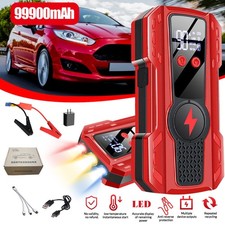 99900mAh Auto KFZ Starthilfe Jump Starter PKW 12V Ladegerät Booster Power Bank~