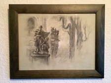 Bild Radierung Kohlezeichnung