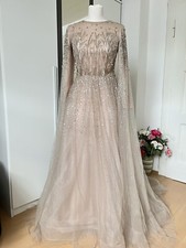 Hochzeitskleid Abendkleid S Ballkleid Pailletten Tüll Hijab Nisanlik Abiye Abaya