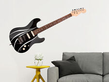 Wandsticker Wandtattoo E Gitarre Rock Musik Design Wanddeko Jugendzimmer