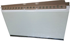 Glasplatte we  Siemens 00674932.  471 x 282 mm mit Leisten für Gemüsefach