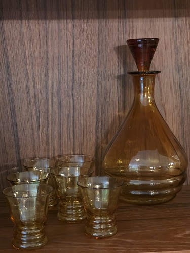 Likörset art deco flasche - likörset,