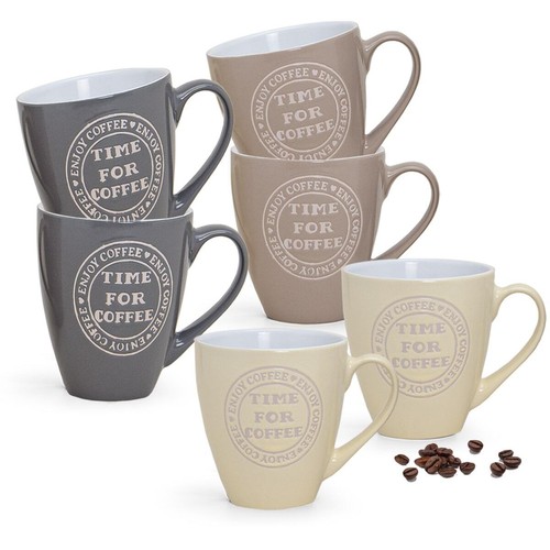 Jumbotassen vintage 6er set - vintage,