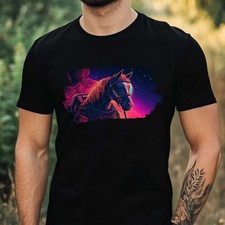 T-Shirt Herren Pferd als