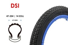 14 Zoll Fahrrad Reifen 14x1.75 Kinder Laufrad Kinderwagen 47-254 Schwarz