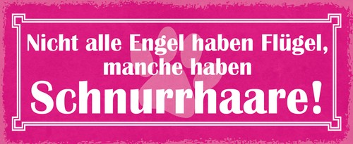 Holzschild 27x10 hund - hund, manche