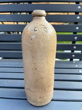 Antik Steinzeugflasche Mineralwasserflasche 19. Jahrhundert Steinzeug