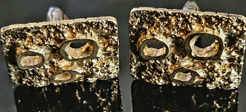 Gold 333 manschettenknöpfe - gold,