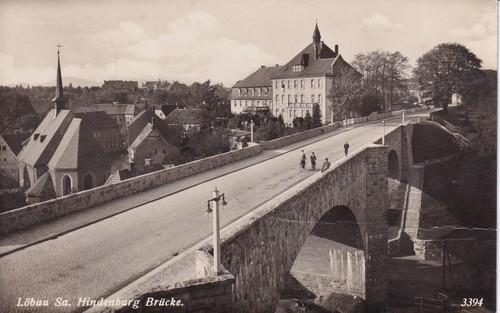 Postkarte löbau - -,