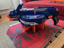 Nerf Gun Blaster N-Strike Elite Hail-Fire - geprüft  - mit 8 Magazinen