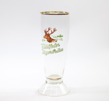 Wulfeler Jagerbrau Vintage Deutsches Bierglas Goldrand 200ml