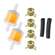 Motorrad Kraftstofffilter Benzinfilter mit Schlauch für 6mm 8mm Roller Filter DE