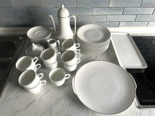 Lorenz Hutschenreuther Porzellanservice Geschirr Platinrand retro / vintage