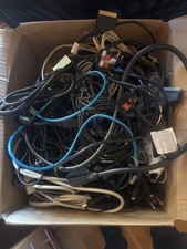 Konvolut Kabel / große Kiste / div Stromkabel- Telefon - Drucker - usw