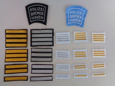 Polizei Patches Aufnäher DGA Dienstgradabzeichen Bremen Bremerhaven (7520/89)