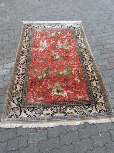 Alter seidenteppich persien - seidenteppich,