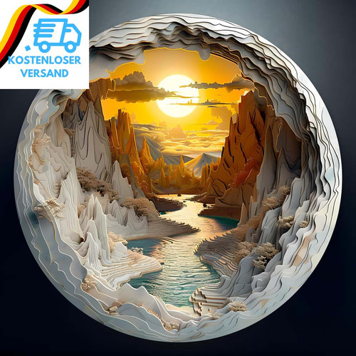 Holzpuzzle sonnenuntergang 300 - holzpuzzle,