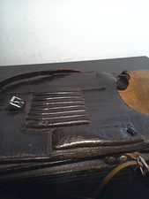 antike Militär, Krieg Ledertasch, Handarbeit , 2.Weltkrieg, Meldetasche