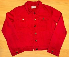 Tamaris Damen Jeans-Jacke rot