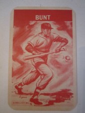1953 L & F "BUNT" BASEBALL