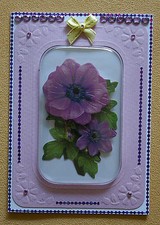 3D - Grußkarte / Glückwunschkarte mit Bolblister * NEUTRALER ANLASS