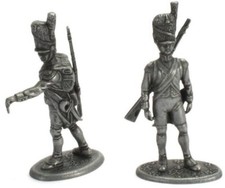 Soldat Figuren Austerlitz metall Fußartilleristen Kaiserliche Garde 1:32 Atlas