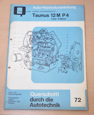 FORD Taunus 12 M P4 V Motor 4 Zylinder Technik Motor Reparaturanleitung B72